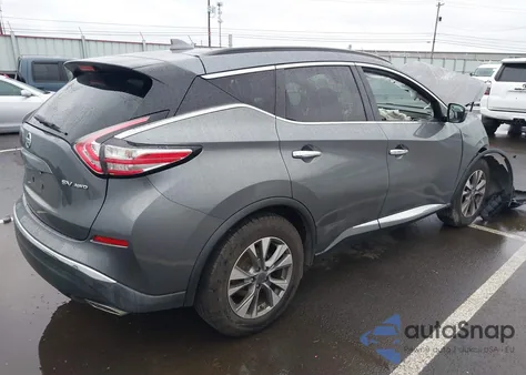 2017 Nissan Murano Sv из США, поврежденный, VIN 5N1AZ2MH0HN114189